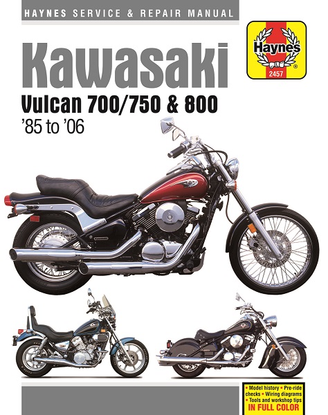 1985 - 2006 Kawasaki Vulcan 700, 750, 800 Haynes Repair & Service Manual